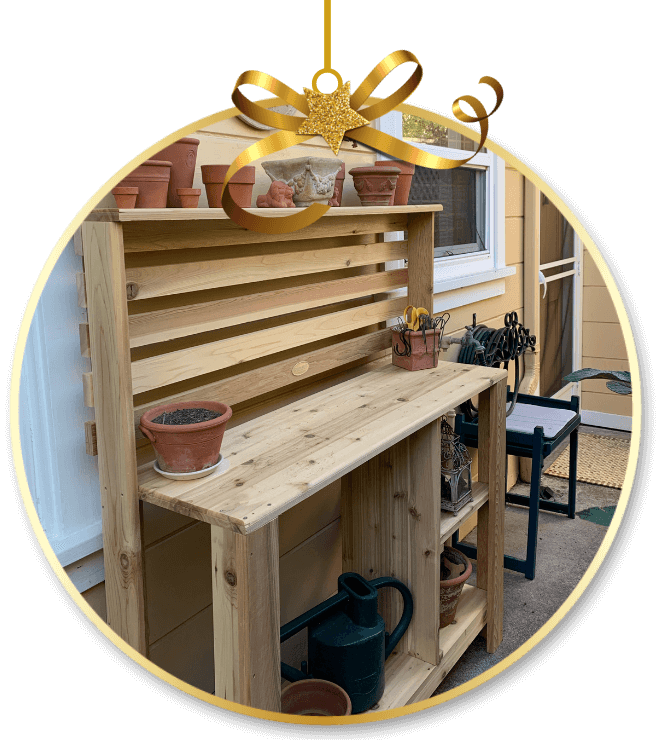 Space-Saving Potting Bench