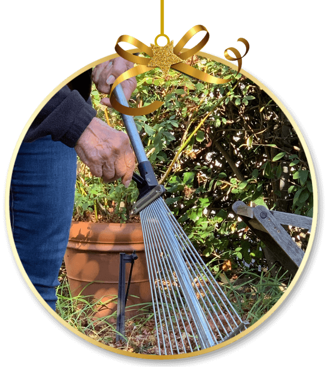 Tabor Tools Collapsible & Expandable Rake